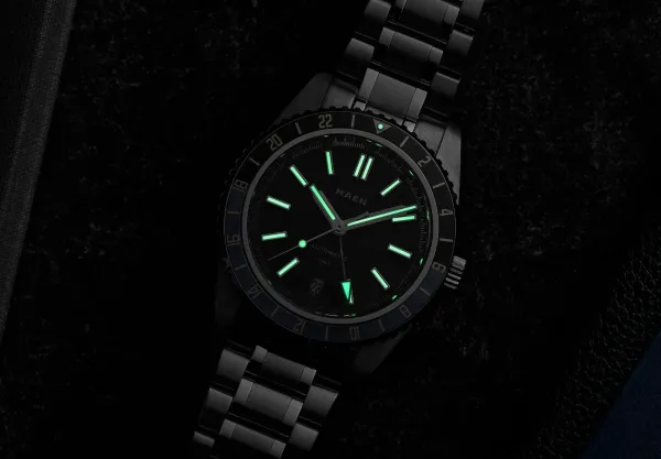 Montre plongee maen hudson 38 gmt mkii 40