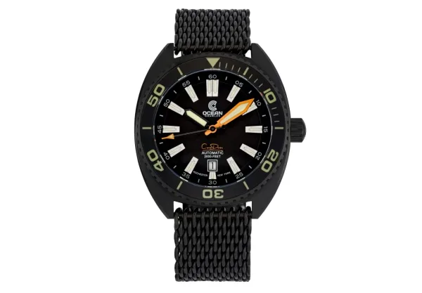 Montre plongee ocean crawler core diver black 14