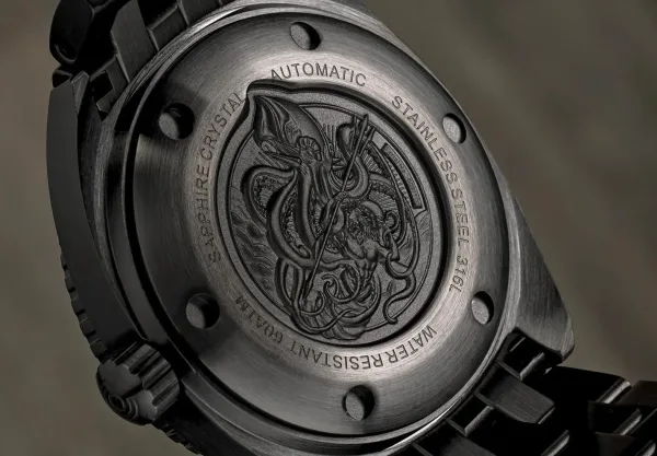 Montre plongee ocean crawler core diver black 24