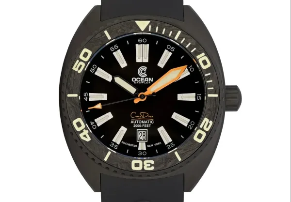 Montre plongee ocean crawler core diver black 26