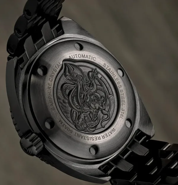Montre plongee ocean crawler core diver black 7