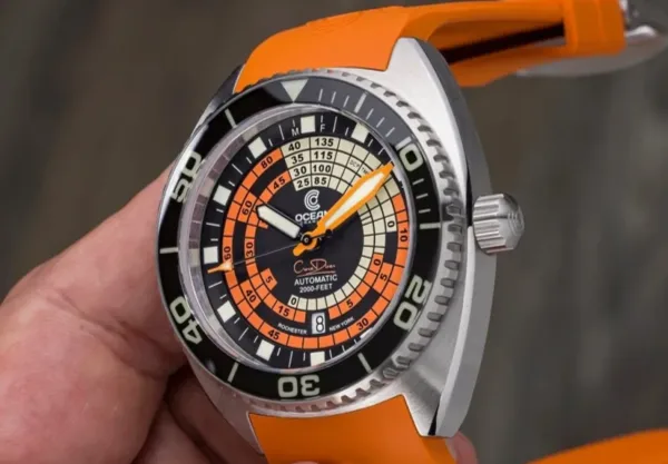 Montre plongee ocean crawler decompression timer 17