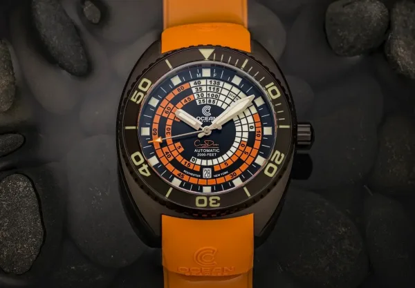 Montre plongee ocean crawler decompression timer 22