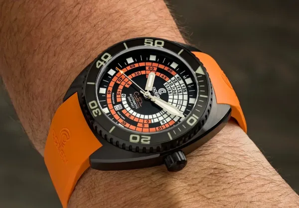 Montre plongee ocean crawler decompression timer 24