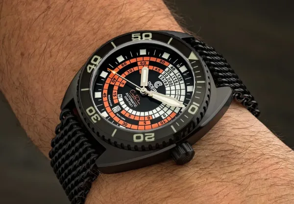 Montre plongee ocean crawler decompression timer 26