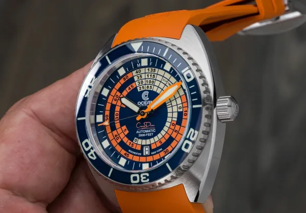 Montre plongee ocean crawler decompression timer 31