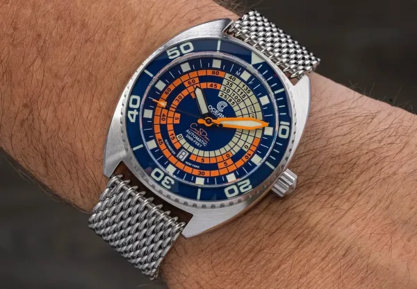 Montre plongee ocean crawler decompression timer 33