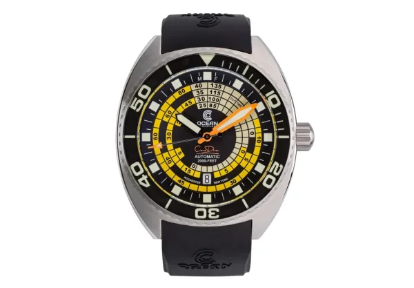 Montre plongee ocean crawler decompression timer 37