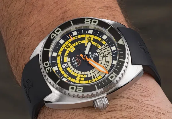 Montre plongee ocean crawler decompression timer 39