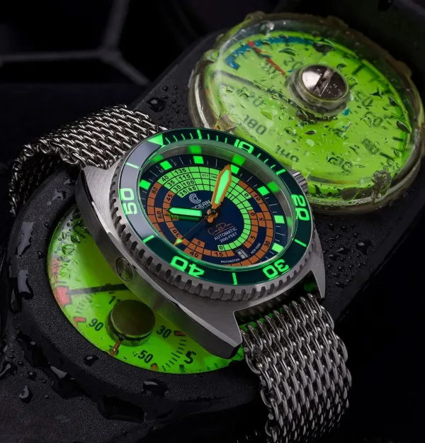 Montre plongee ocean crawler decompression timer 6