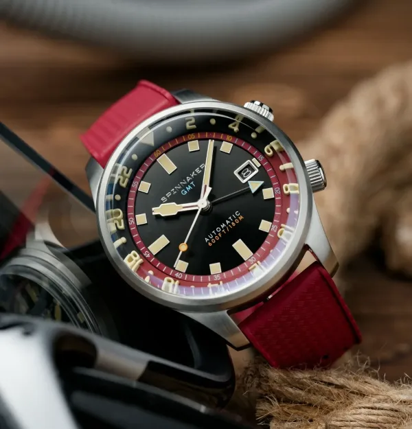 Montre plongee spinnaker bradner gmt automatic 12