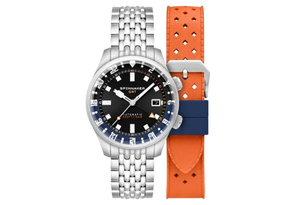 Montre plongee spinnaker bradner gmt automatic 15
