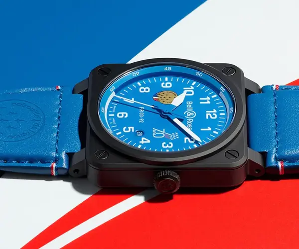 Montre aviateur Bell Ross BR 03 Patrouille de France 70th Anniversary 0