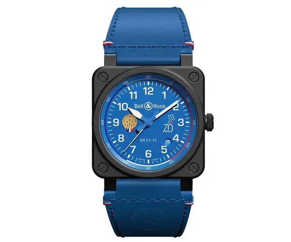 Montre aviateur Bell Ross BR 03 Patrouille de France 70th Anniversary 000