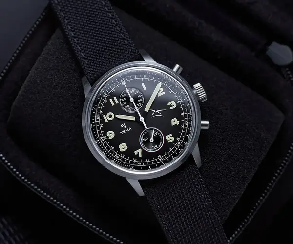 Montre aviateur Yema Flygraf Bi Compax AAE 0
