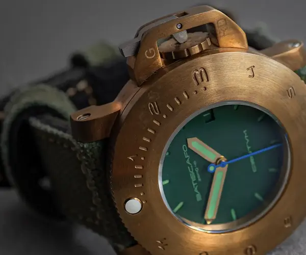 Montre de plongee BATISCAFO Green Dial Zero 45 0