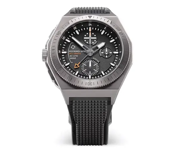 Montre militaire Micromilspec Milgraph GMT Chronograph 000
