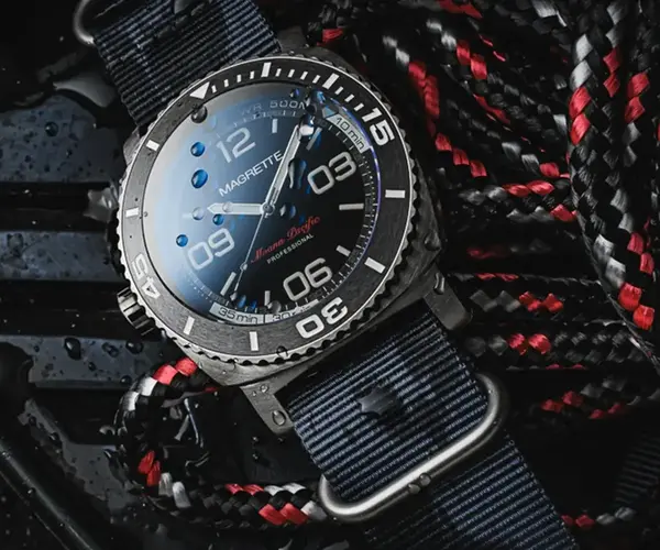 Montre plongee Magrette Moana Pacific Professional Titanium 0