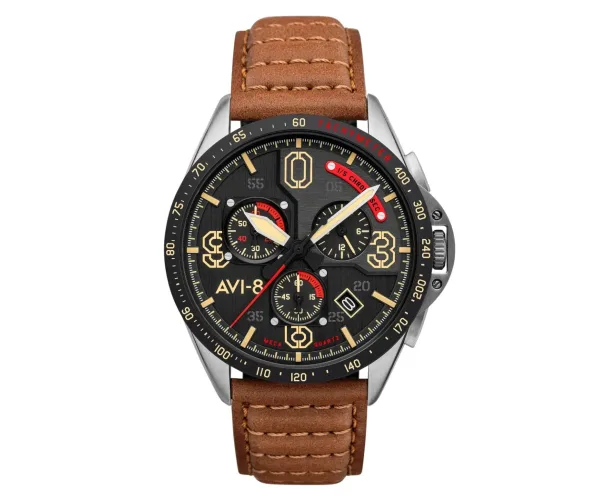 Montre aviateur avi 8 p 51 mustang blakeslee chronograph 1