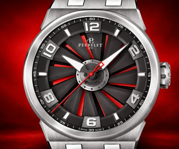 Montre aviateur perrelet turbine evo stainless steel a4062 33