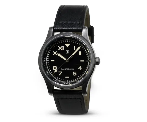 Montre militaire elliot brown arne cali noir 1