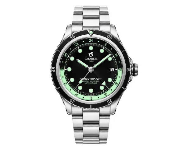 Montre plongee charlie paris concordia gmt 11