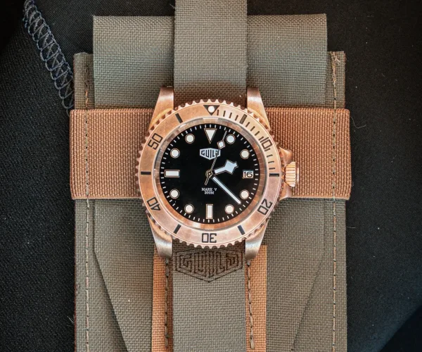Montre plongee guild mark v bronze heritage diver 3