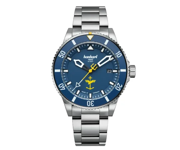 Montre plongee hanhart fly navy 2