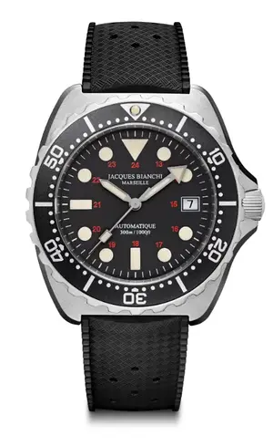 Montre Militaire Jacques Bianchi Marseille JB300 Noire 2