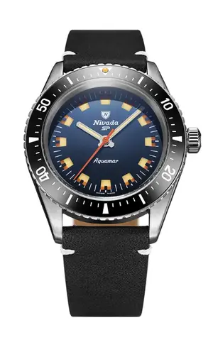Montre Plongee Nivada Grenchen Aquamar Blue 1
