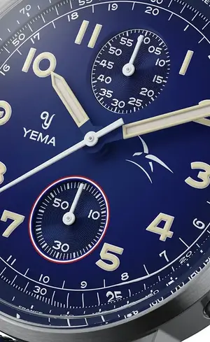 Montre aviateur Yema Flygraf Bi Compax AAE 3