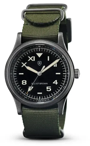 Montre militaire elliot brown arne cali noir 10