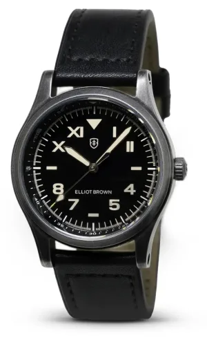 Montre militaire elliot brown arne cali noir 9