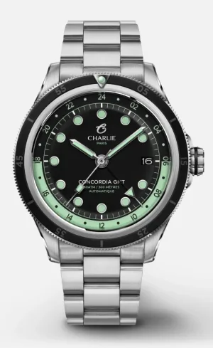 Montre plongee charlie paris concordia gmt 2