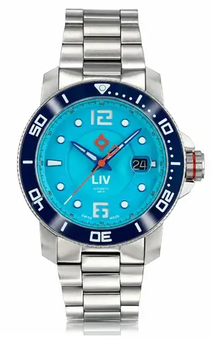 Montre plongee liv gx diver s 44mm ocean blue 2 0 4