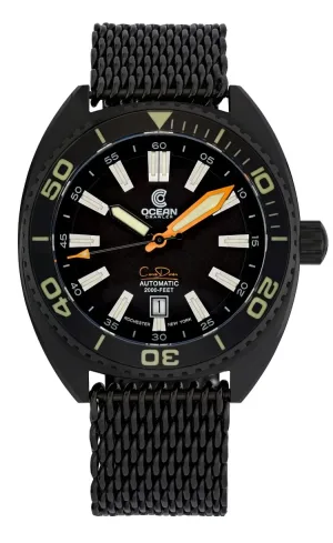 Montre plongee ocean crawler core diver black 11
