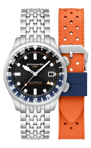Montre plongee spinnaker bradner gmt automatic 8
