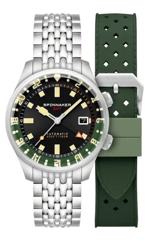 Montre plongee spinnaker bradner gmt automatic 9