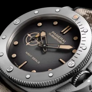 Montre Forces speciales Panerai Submersible Navy SEA Ls Logo 0