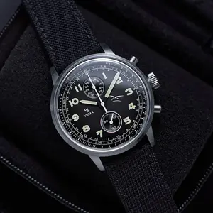 Montre aviateur Yema Flygraf Bi Compax AAE 0