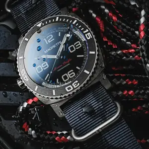 Montre plongee Magrette Moana Pacific Professional Titanium 0