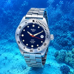 Montre kelton montre de plongee 1955 40 atm 32