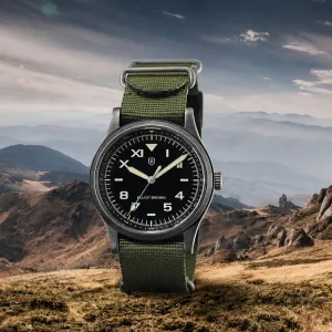 Montre militaire elliot brown arne cali noir 3