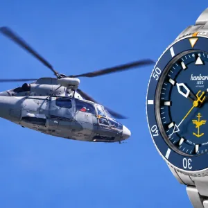 Montre plongee hanhart fly navy 13