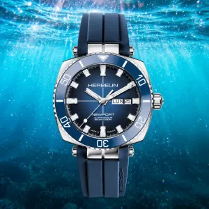 Montre plongee herbelin newport diver automatique 20