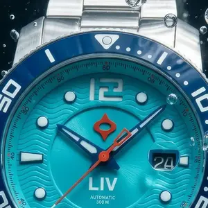 Montre plongee liv gx diver s 44mm ocean blue 2 0 1