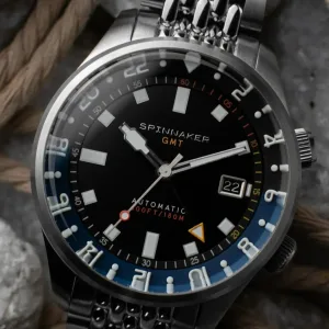 Montre plongee spinnaker bradner gmt automatic 93