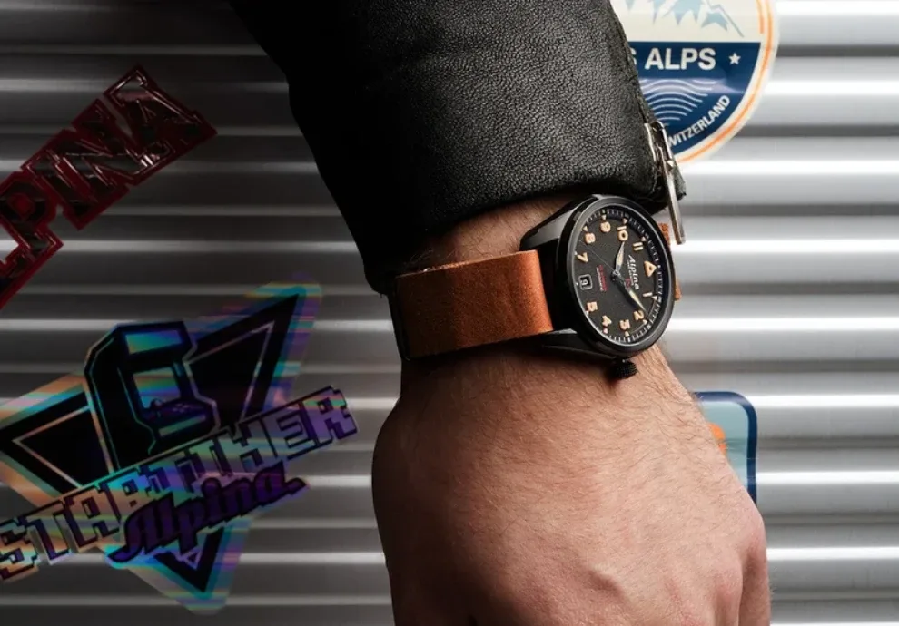 Montre aviateur alpina startimer pilot automatic 15
