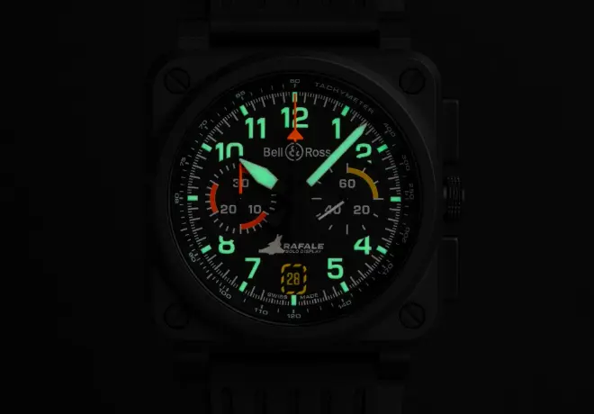 Montre Bell &amp;amp;amp;amp; Ross BR-03 Chrono Rafale Solo Display 10