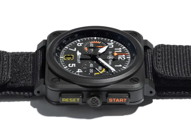 Montre Bell &amp;amp;amp; Ross BR-03 Chrono Rafale Solo Display 13